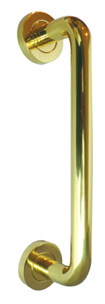 D Shaped Pull Handle on Rose